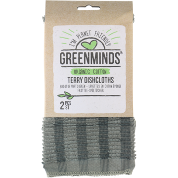 Greenminds badstof vaatdoeken 2st Greenminds badstof vaatdoeken 2st