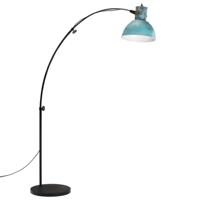 VidaXL Vloerlamp 25 w e27 150 cm verweerd blauw - thumbnail