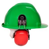 Bouwhelm met oorkap - Groen - thumbnail