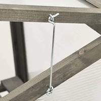 VidaXL Broeikas 60x45x100 cm vurenhout - thumbnail