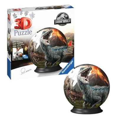 Ravensburger - puzzelbal jurassic world 72st.