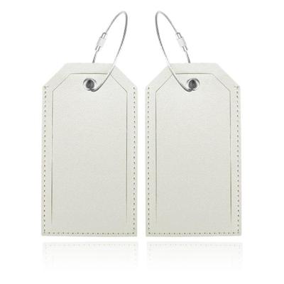 Bagagelabel Wit - Set van 2 stuks
