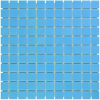 Mozaïek Barcelona 30x30 cm Geglazuurd Porselein Glanzend Blauw The Mosaic Factory - thumbnail