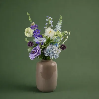 Zijden Boeket - Purple Pop