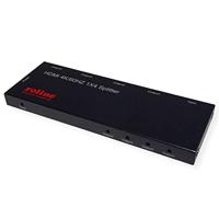 ROLINE HDMI videosplitter, ultradun, 4-voudig - thumbnail