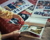 Schaar fiskars classic universeel 21cm links rood - thumbnail