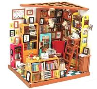 Robotime Rolife DIY huisje Sams studiekamer - thumbnail