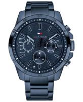 Tommy Hilfiger herenhorloge met meerdere wijzerplaten en roestvrijstalen band 1791560 - thumbnail