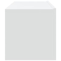 Tv-wandmeubels 2 st 100x30x30 cm bewerkt hout wit - thumbnail