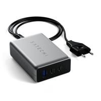 Satechi USB-C 3-port GaN compact oplader (100W) - Space Gray - thumbnail