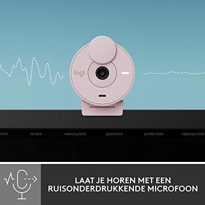 Webcam Logitech Brio 300 Roze