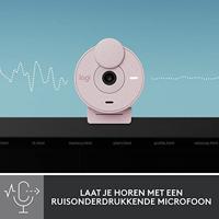 Logitech Brio 300 webcam 2 MP 1920 x 1080 Pixels USB-C Roze - thumbnail