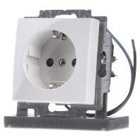 Busch-Jaeger 20 EUCBLI-914 Wandcontactdoos met randaarde Inzetstuk Busch-balance SI Alpine-wit 1 stuk(s) - thumbnail