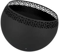 Esschert Design vuurplaats bolvormig spikkels zwart - thumbnail