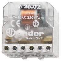 Finder 26.02.8.110.0000 Stroomstootschakelaar Inbouw 2x NO 110 V/AC 1 stuk(s) - thumbnail