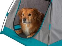 TRIXIE TENT VOOR HONDEN DONKERGRIJS / PETROL 80X65X63 CM - thumbnail