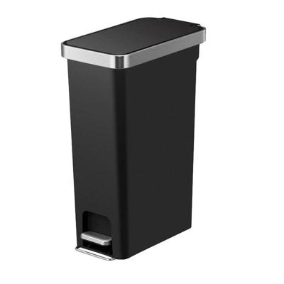 Pedaalemmer eko hana slim 40 liter zwart Pedaalemmer eko hana slim 40 liter zwart