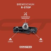 CONTEC remschoen "r-stop" ct brake shoes cartr. rd-stop, road black - thumbnail