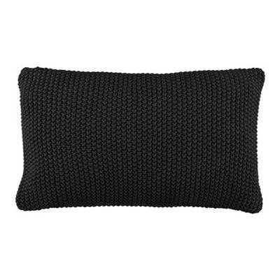 Marc O'Polo Nordic Knit Sierkussen 30 x 60 cm - Zwart
