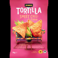 Jumbo Tortilla Sweet Chili Chips 170 g - thumbnail