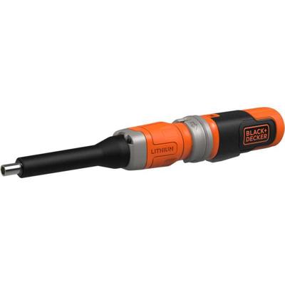 BLACK+DECKER BCF603C 3.6V In-line schroevendraaier + acc | 400mA Lader | 20x Shroefbits | In tinnen opbergbox - BCF603C-QW