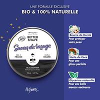 Monsieur Barbier Better Shave Shaving Soap - Black Edition 150 ml Scheren en ontharen - thumbnail