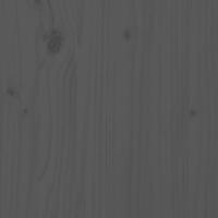 Tuintafel 82,5x82,5x45 cm massief grenenhout grijs - thumbnail