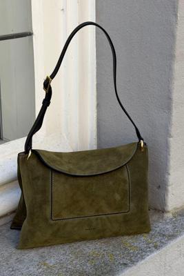 Wandler crossbody Penelope Slouch 000148-2763 olive suede