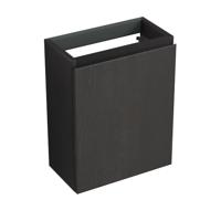 Fonteinkast Forzalaqua Siena 39.5x21.5x50 Cm 1 Deur Rechts Eiken Black Oiled - thumbnail