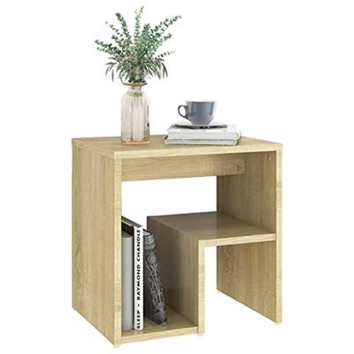 VidaXL Nachtkastje 40x30x40 cm bewerkt hout sonoma eikenkleurig