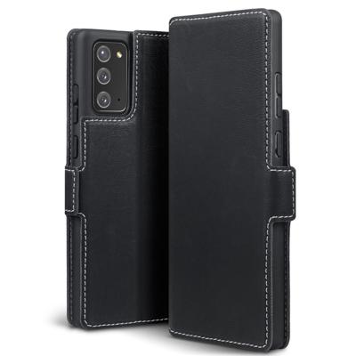 Qubits - slim wallet hoes - Samsung Galaxy Note 20 - Zwart Qubits - slim wallet hoes - Samsung Galaxy Note 20 - Zwart