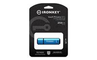 Kingston IronKey Vault Privacy 50 Series USB-stick 256 GB Blauw IKVP50C/256GB USB-C - thumbnail