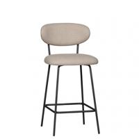 WOOOD Barkruk 'Kjeld' Geweven, kleur Naturel (zithoogte 66cm) - thumbnail