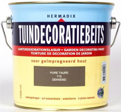 Tuindecoratiebeits 715 pure taup 2500 ml Hermadix - Hermadix
