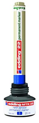 Edding 22 EcoLine 4-22-4 Permanent marker Zwart, Blauw, Rood, Groen Watervast: Ja
