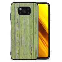 Xiaomi Poco X3 | X3 Pro Houten Print Telefoonhoesje Green Wood - thumbnail