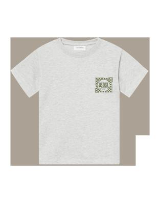 Goods T-Shirt Snow Melange/Chive Green