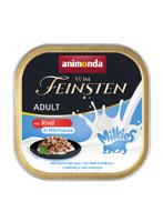 ANIMONDA Vom Feinsten Adult Milkies Beef - nat kattenvoer - 100g - thumbnail