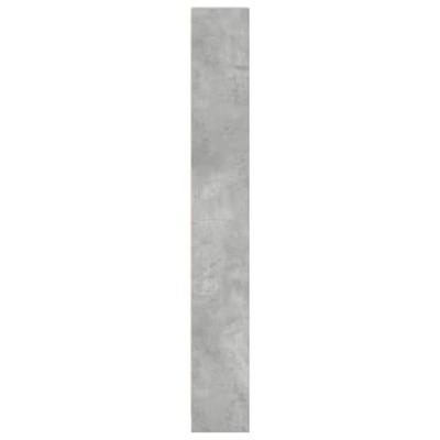 Boekenkast 40x24x176 cm bewerkt hout betongrijs