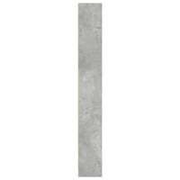 Boekenkast 40x24x176 cm bewerkt hout betongrijs - thumbnail