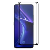 2 stk ENKAY Hat-Prins volledige lijm 0.26 mm 9H 2.5 D gehard glas volledige dekking film voor VIVO X27 Pro - thumbnail