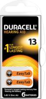Batterij Duracell Hearing DA13 Ø7,9mm 310mAh 6 stuks - thumbnail