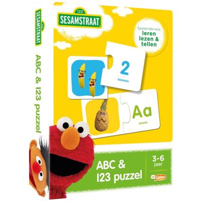 Bongers Speelgoed Sesamstraat abc en 123 puzzelspel
