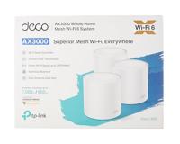 Deco X60 - Draadloze router - GigE, 802.11ax - 802.11a/b/g/n/ac/ax - Dual Band - set van 3 - wit - thumbnail