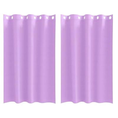 VidaXL Zwart-out gordijnen met ringen 2 pcs paars 175 x 140 cm VidaXL Zwart-out gordijnen met ringen 2 pcs paars 175 x 140 cm
