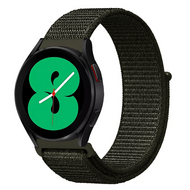 Sport Loop nylon bandje - Leger groen - Samsung Galaxy watch 7 / Galaxy Watch FE - 40mm & 44mm