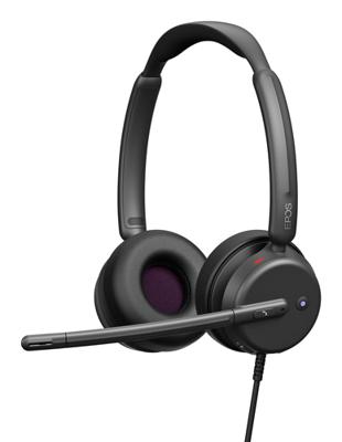 EPOS IMPACT 460T On Ear headset Kabel Stereo Zwart Telefoon EPOS IMPACT 460T On Ear headset Kabel Stereo Zwart Telefoon