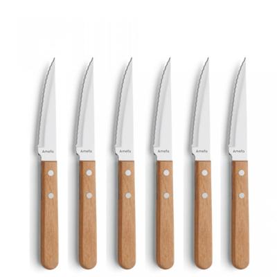 Amefa pizza/steak messenset 6-delig Amefa pizza/steak messenset 6-delig