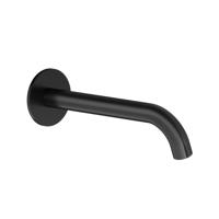 Hotbath Cobber Uitloop 18cm Zwart Mat CB095 - thumbnail