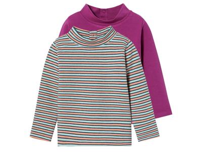 lupilu Set van 2 kinder thermoshirts (86/92, Roze)